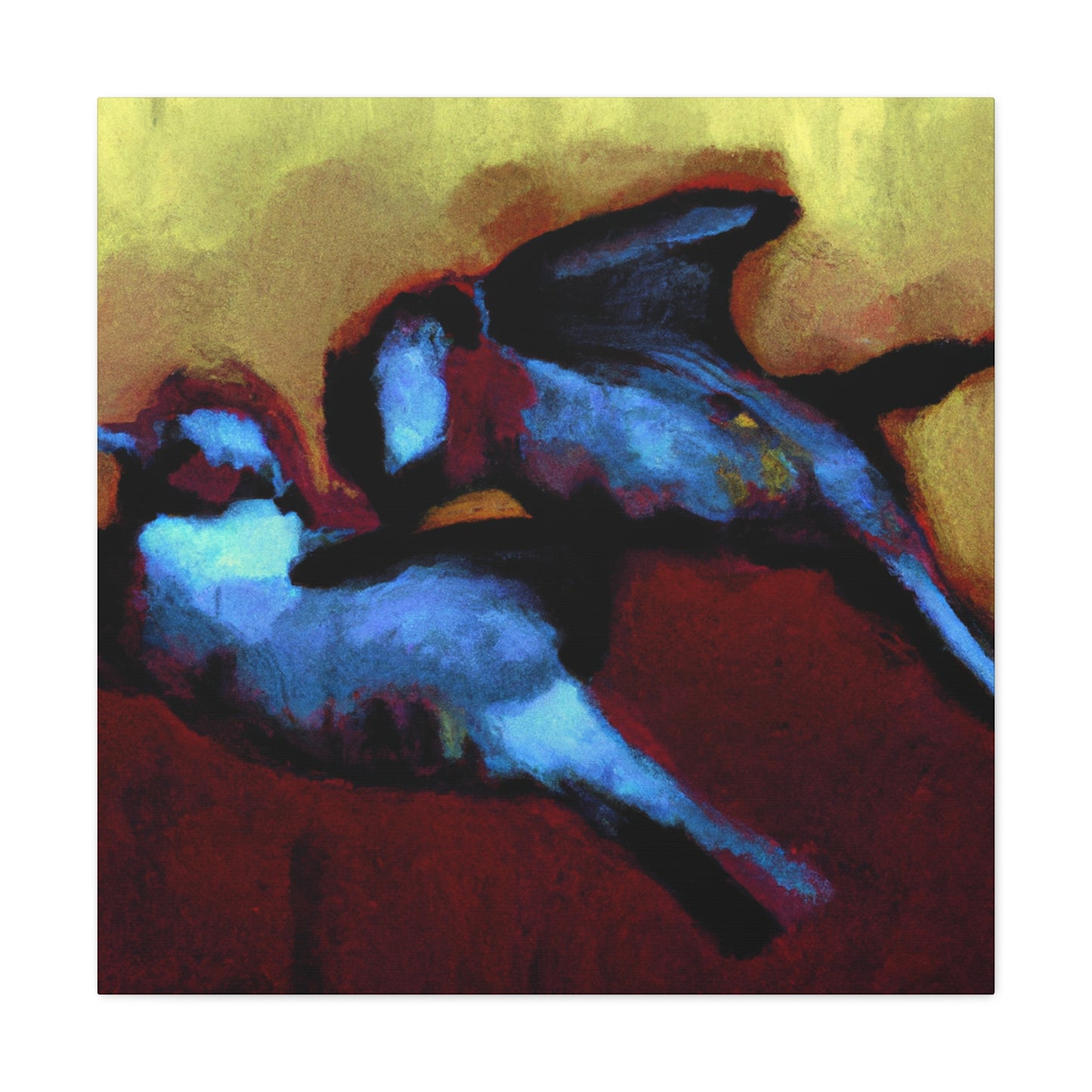 "House Sparrow's Abstraction" - Canvas