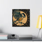 "Titmouse in Art Deco" - Canvas