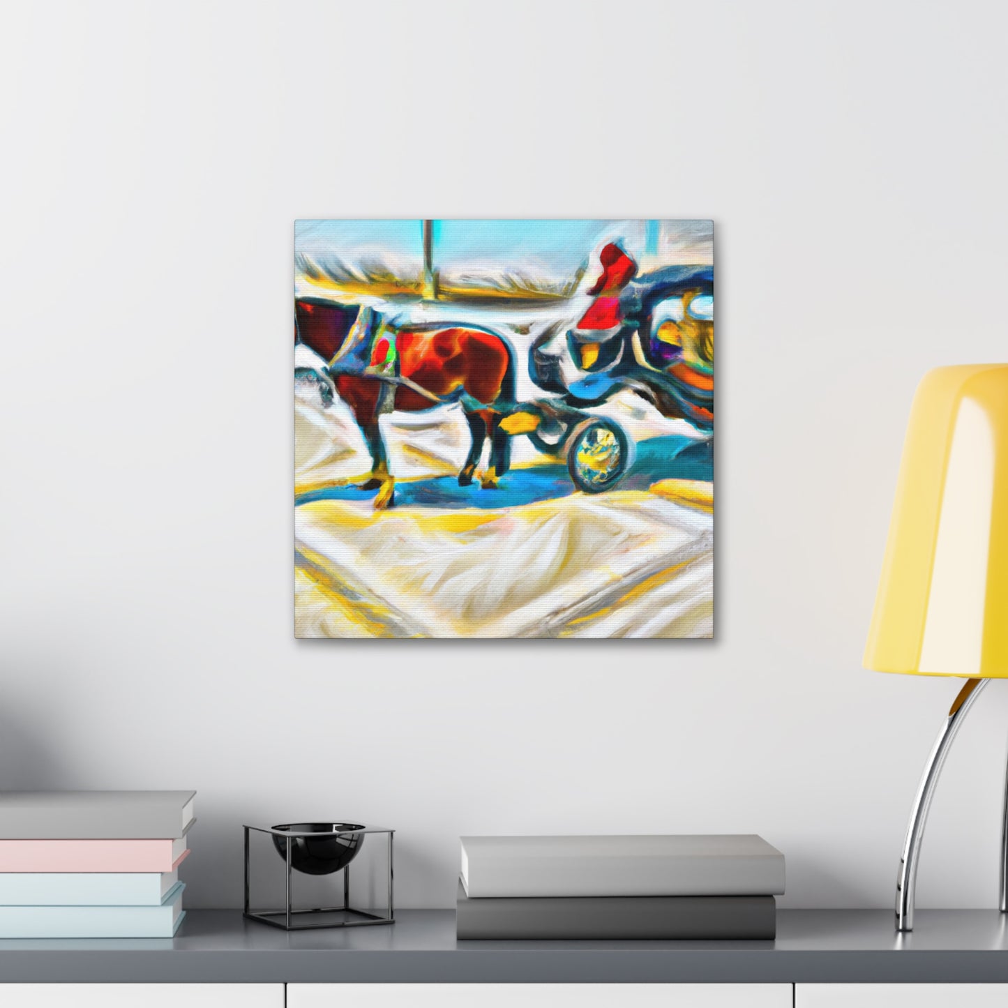 "Riding to Freedom Together" - Canvas