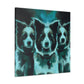 "Border Collie's Surreal Dream" - Canvas