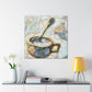 "Coffee Cup Impressionism" - Canvas