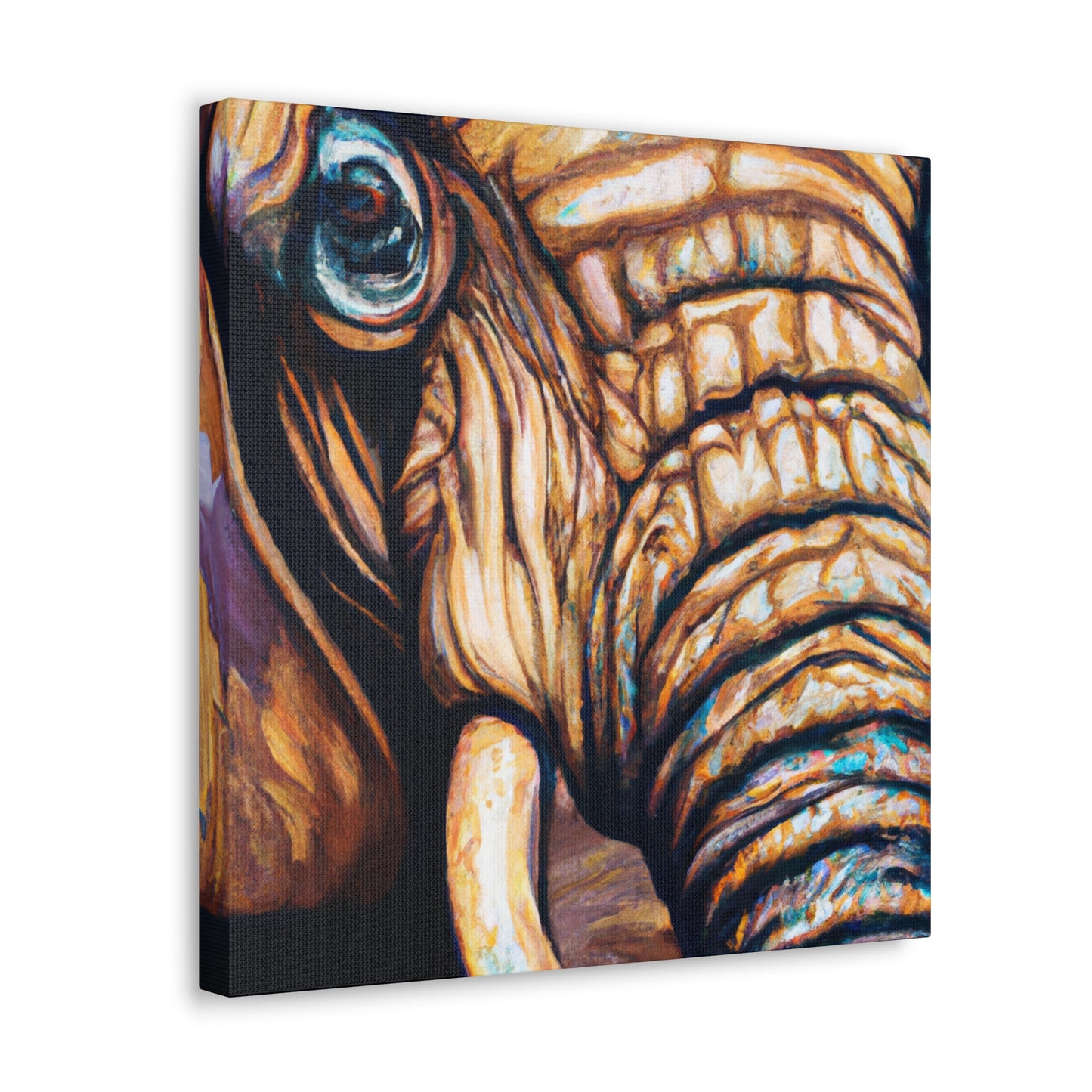 "Elephant in Hyperrealism" - Canvas