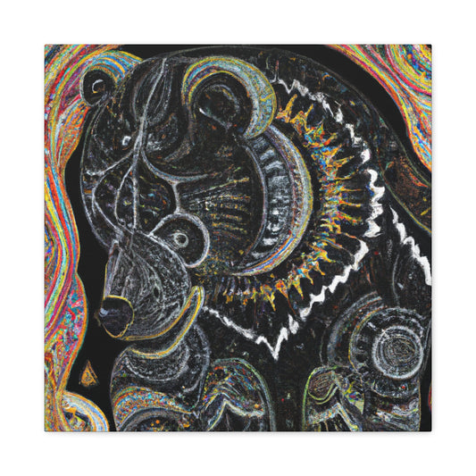 "Asiatic Black Bear Dream" - Canvas