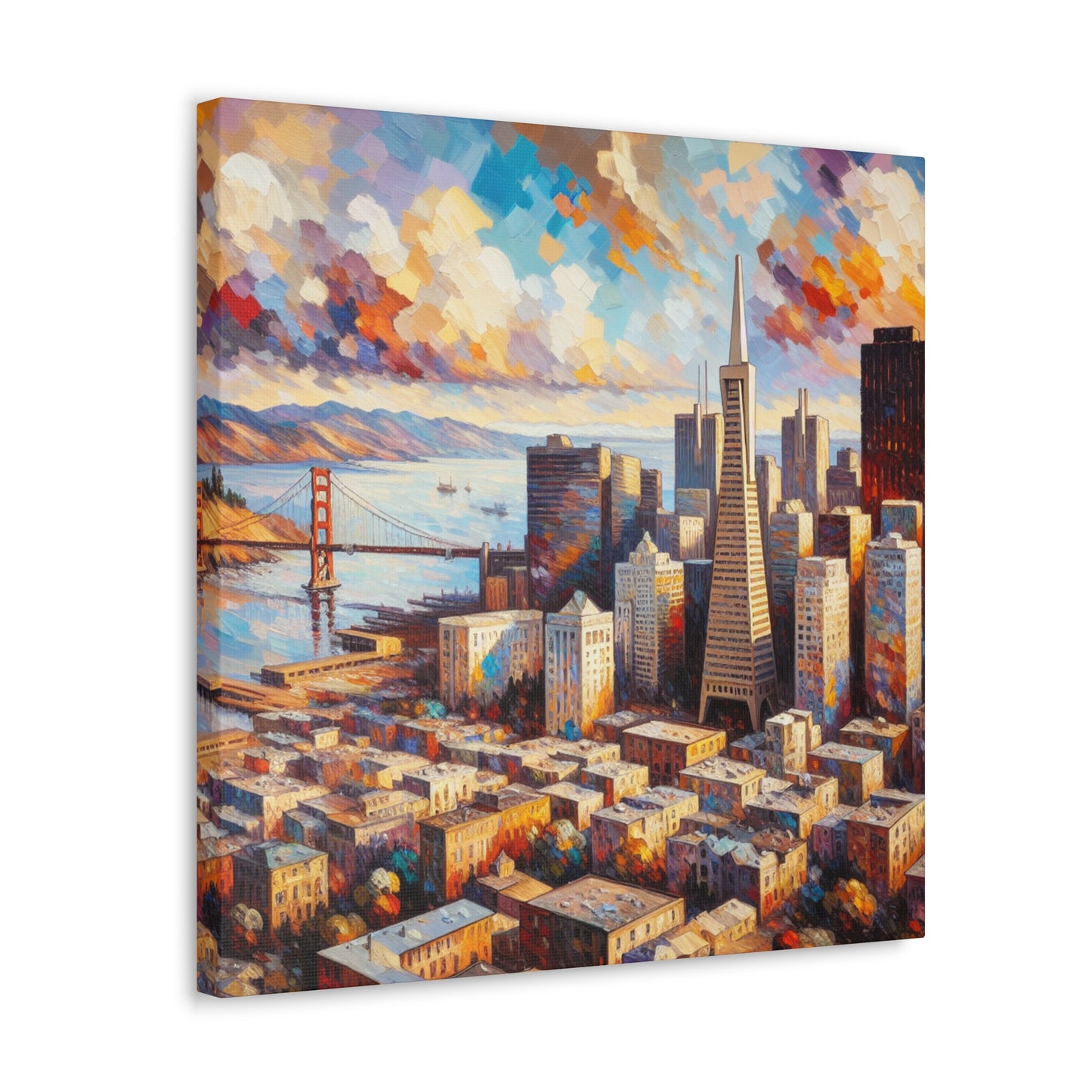 "Vibrant San Francisco Harmony" - Canvas