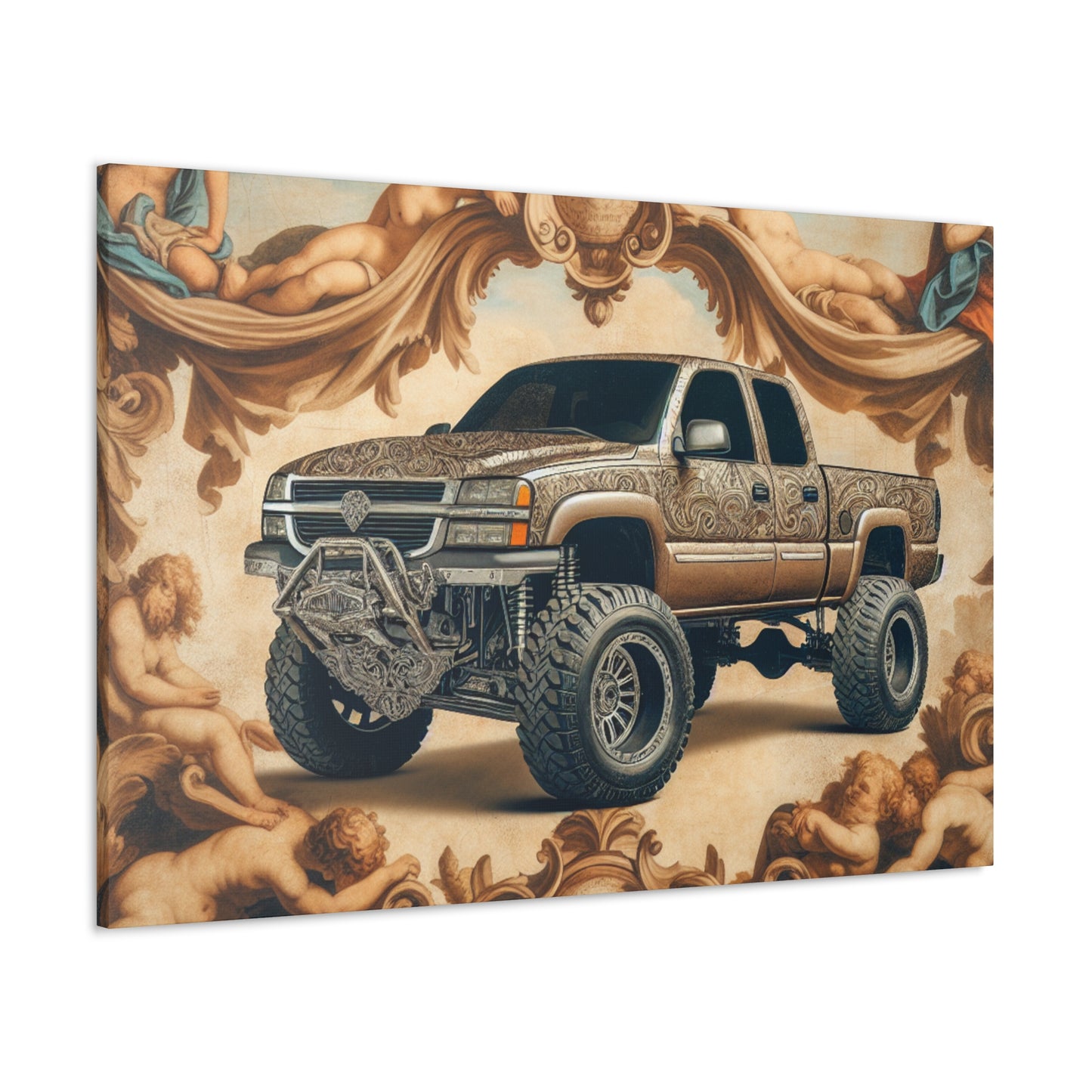 "Ornate Automobilia Elegance" - Canvas