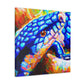 Blue Skink Impression - Canvas