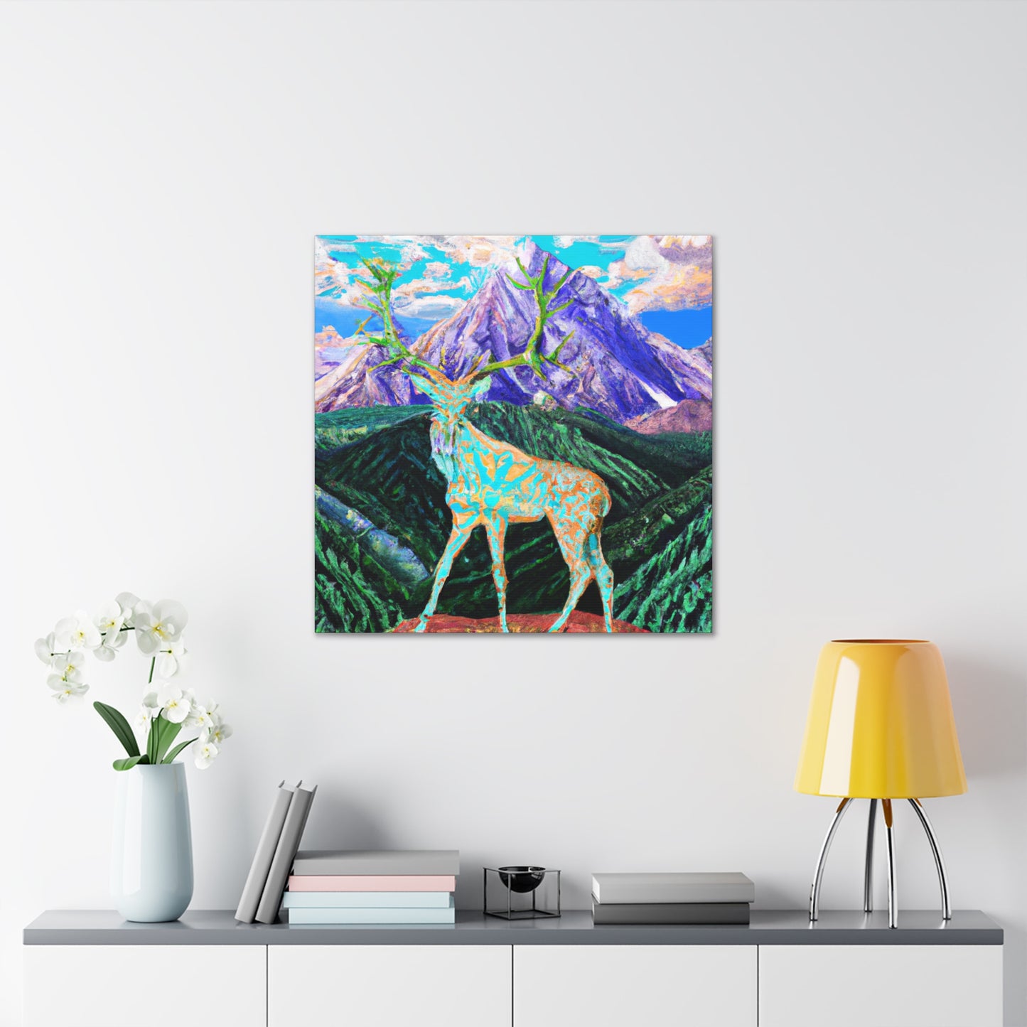 Deer in Dreamland - Canvas