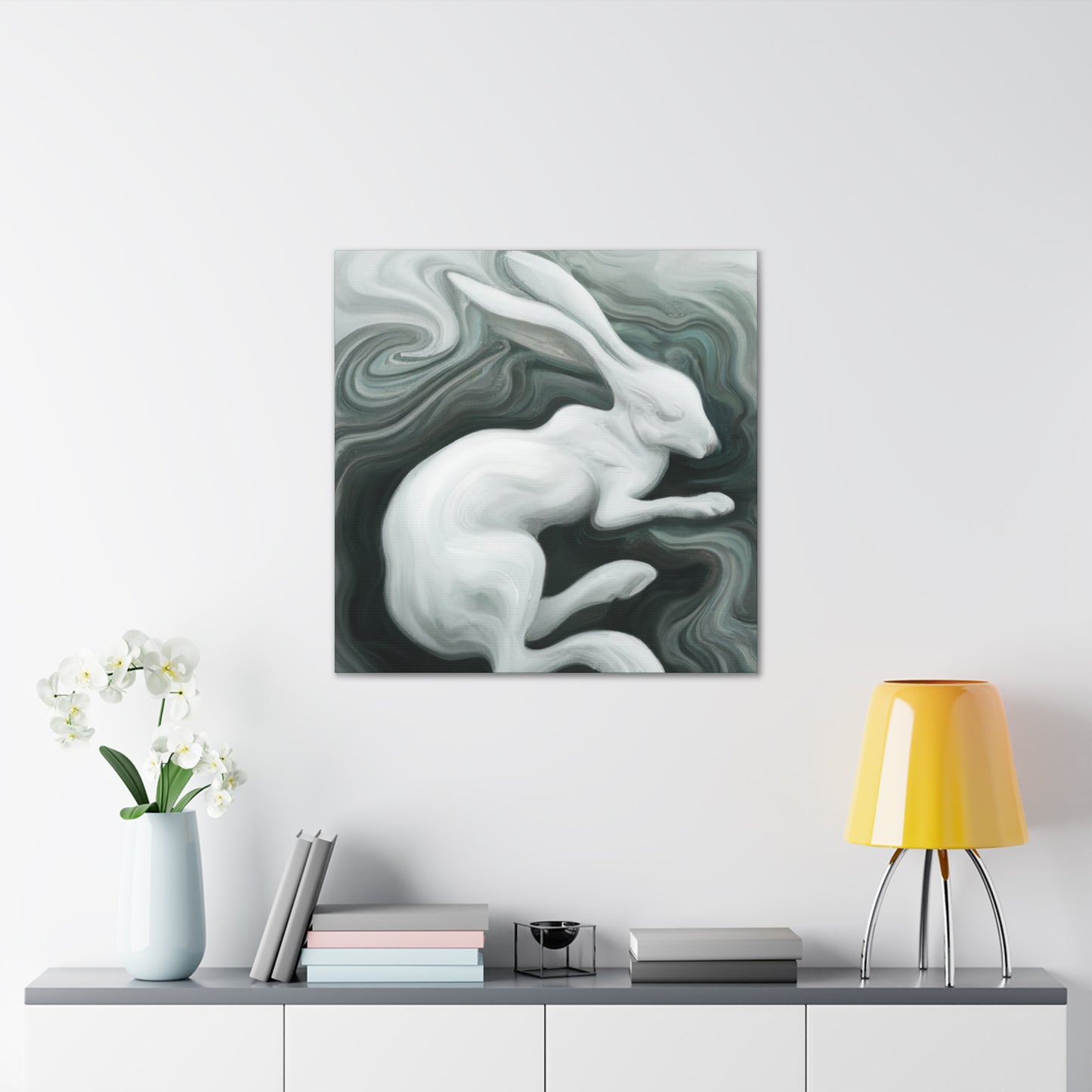 Frosty Arctic Hare Dream - Canvas