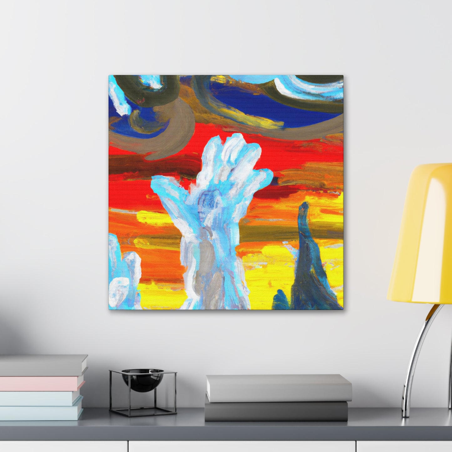 "Aurora at the North Pole" - Canvas