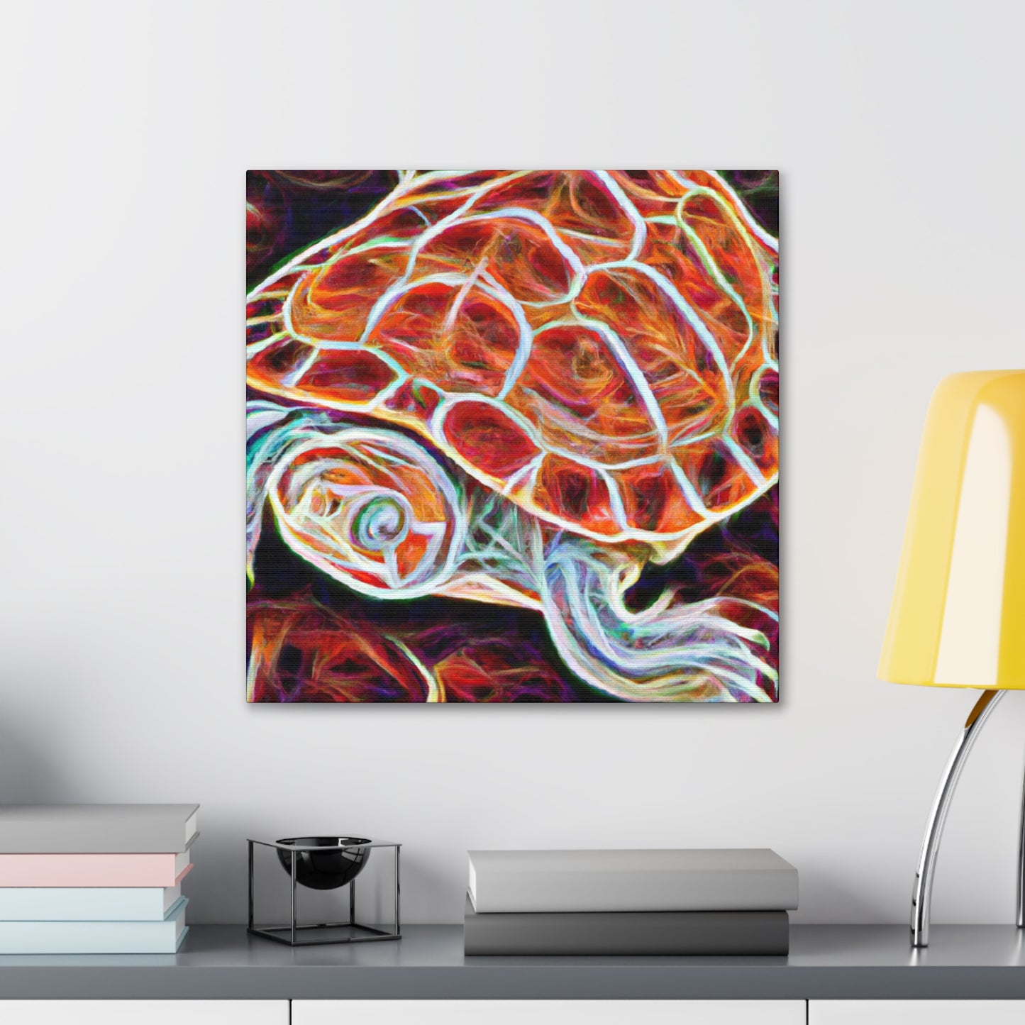 "Turtle Solitaire Magnificence" - Canvas