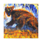 Marmot in Expressionism - Canvas