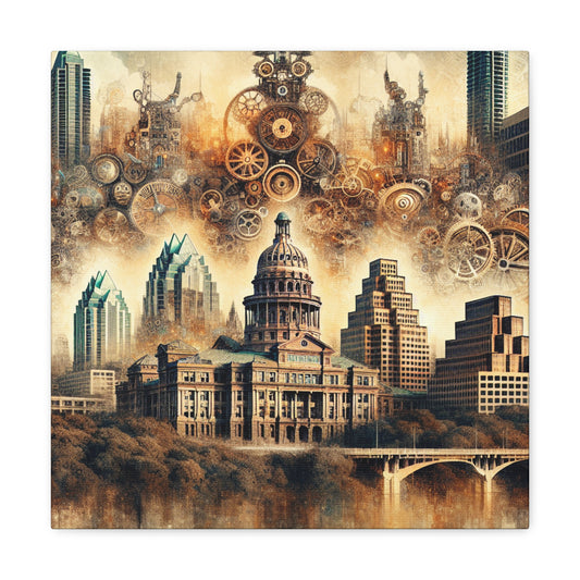 "Steam-powered Austin Enchantment" - Canvas