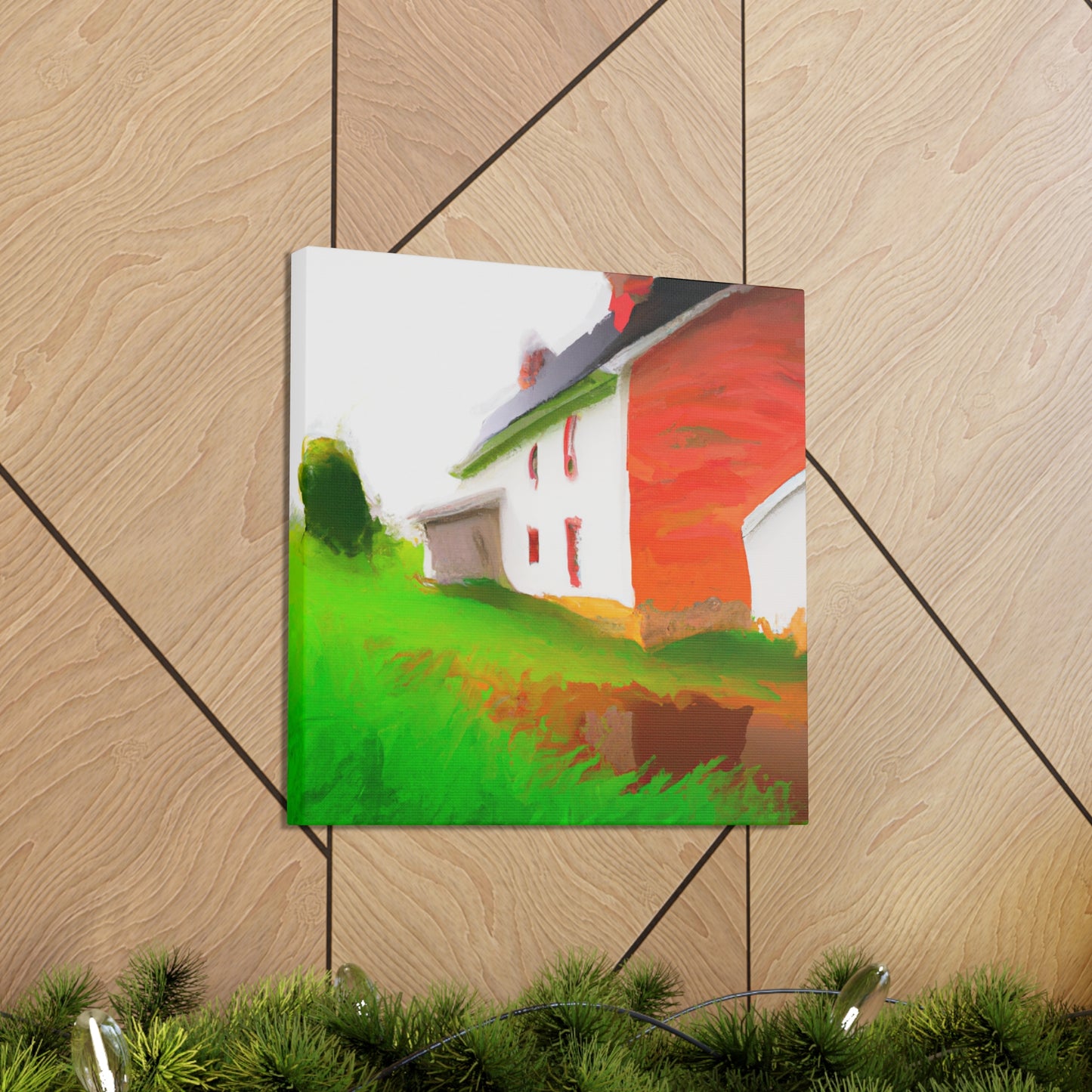 "The Mystic Barn Scene" - Canvas