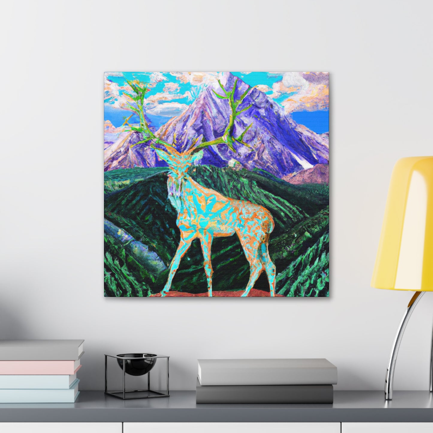 Deer in Dreamland - Canvas