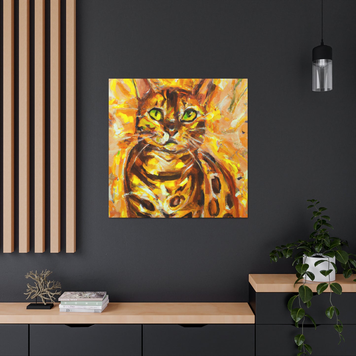 Bengal in Expressionism - Canvas