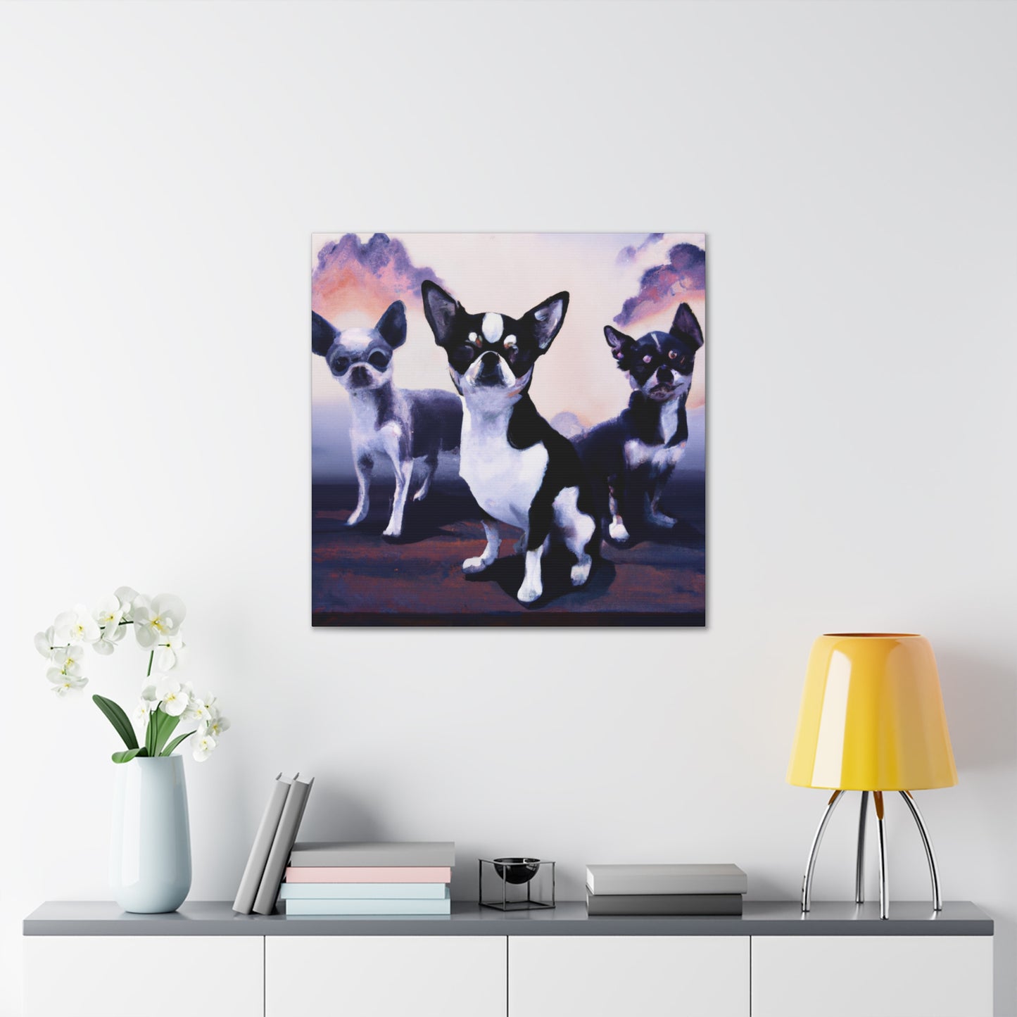 "Chihuahua in Deco". - Canvas