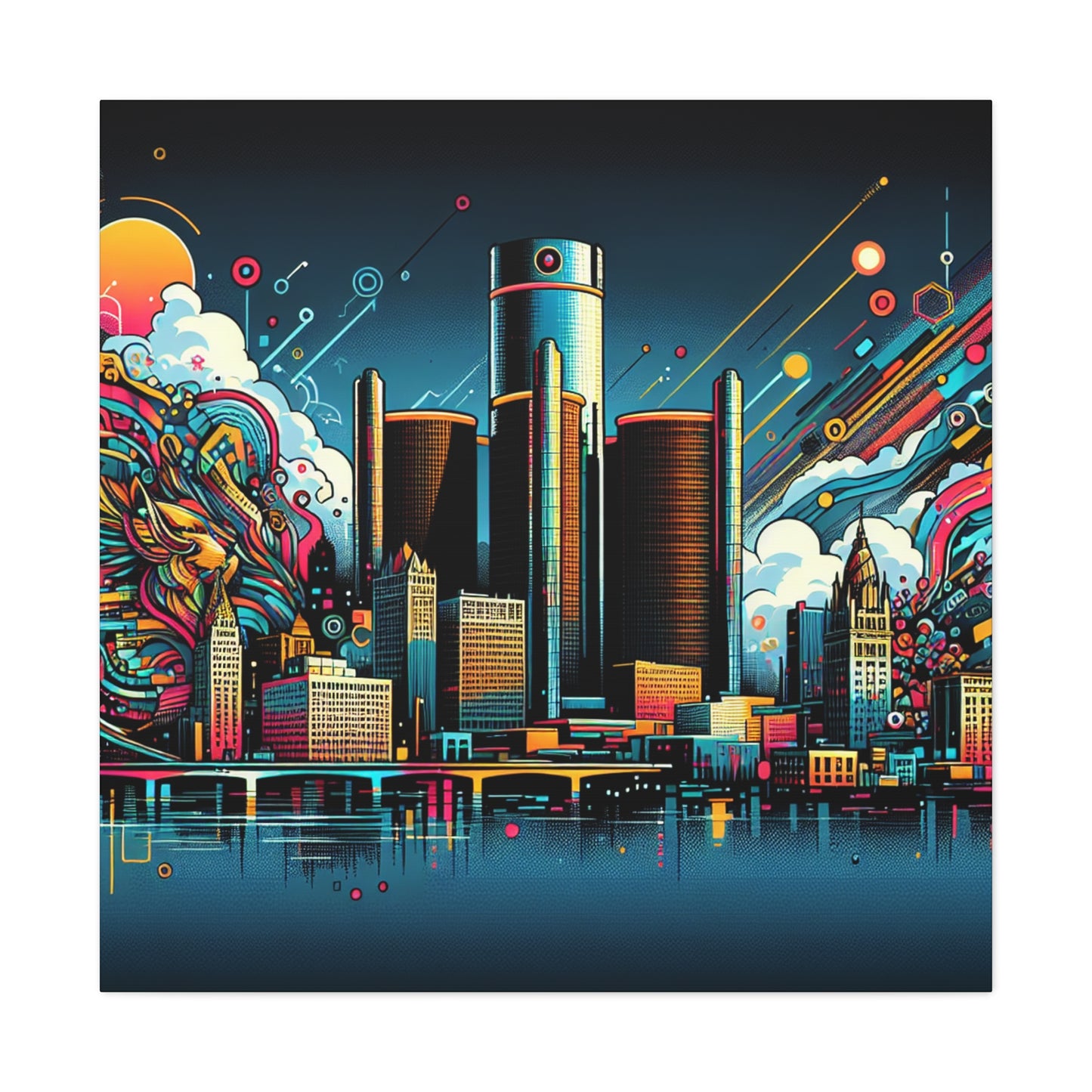 Motor City Graffiti Revival - Canvas