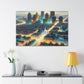 Soulful Cityscape Mosaic - Canvas