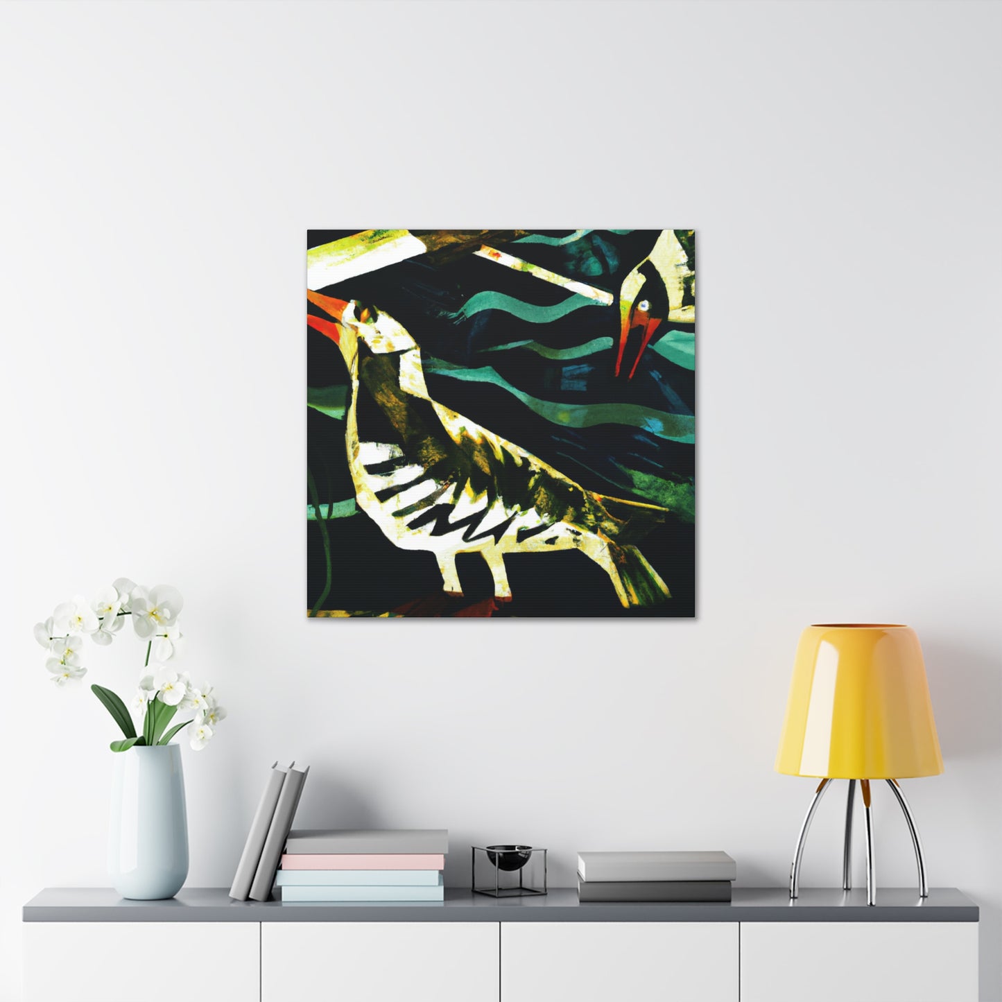 Sea Birds in Flight - Canvas