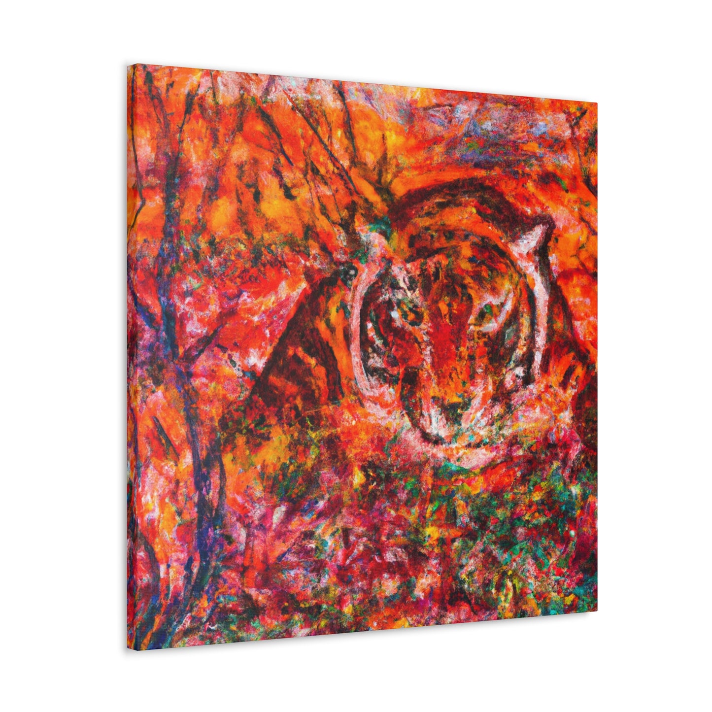 Tiger in Impressionism - Canvas