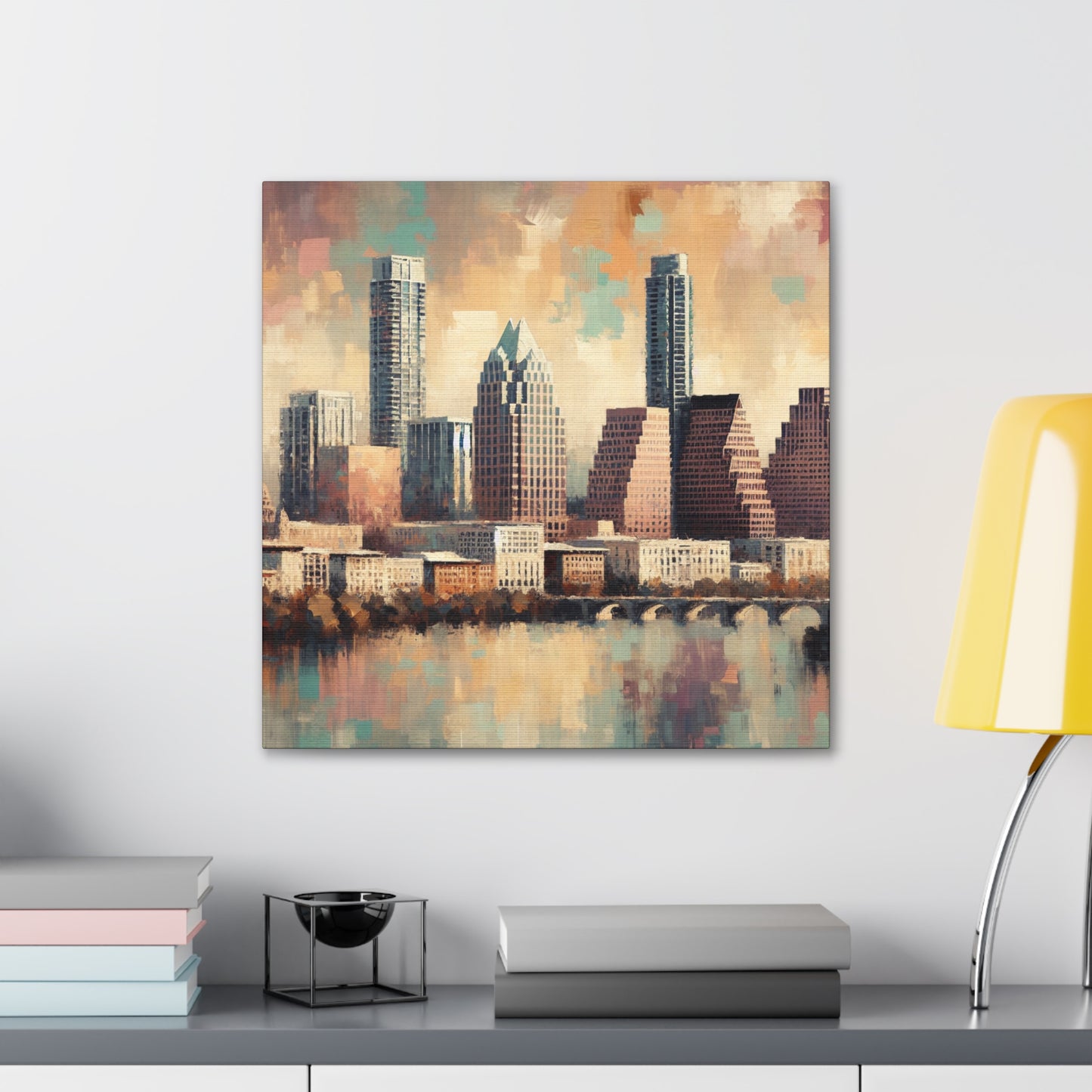 "Vibrant Texan Canvases" - Canvas