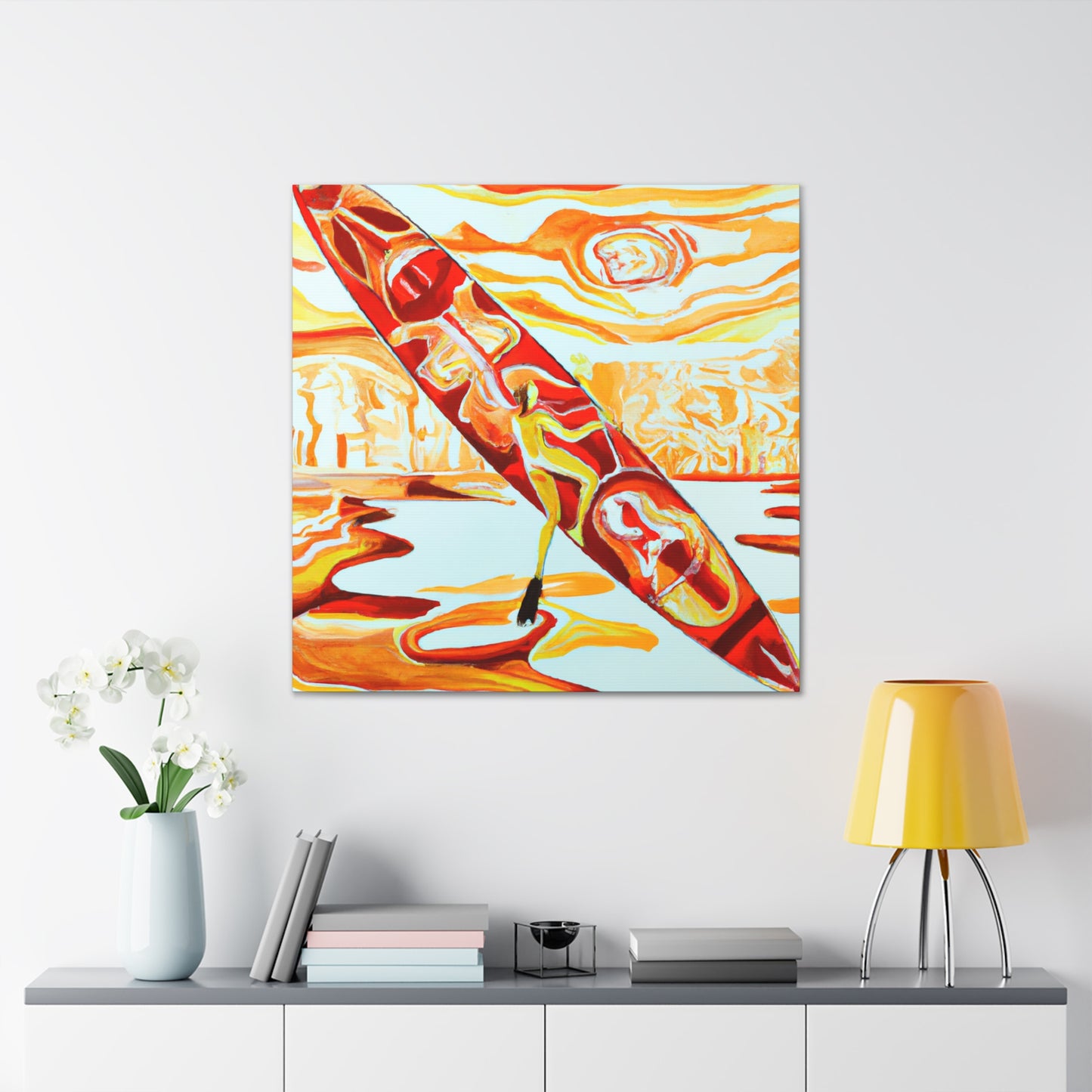 "Paddle Board Regality" - Canvas