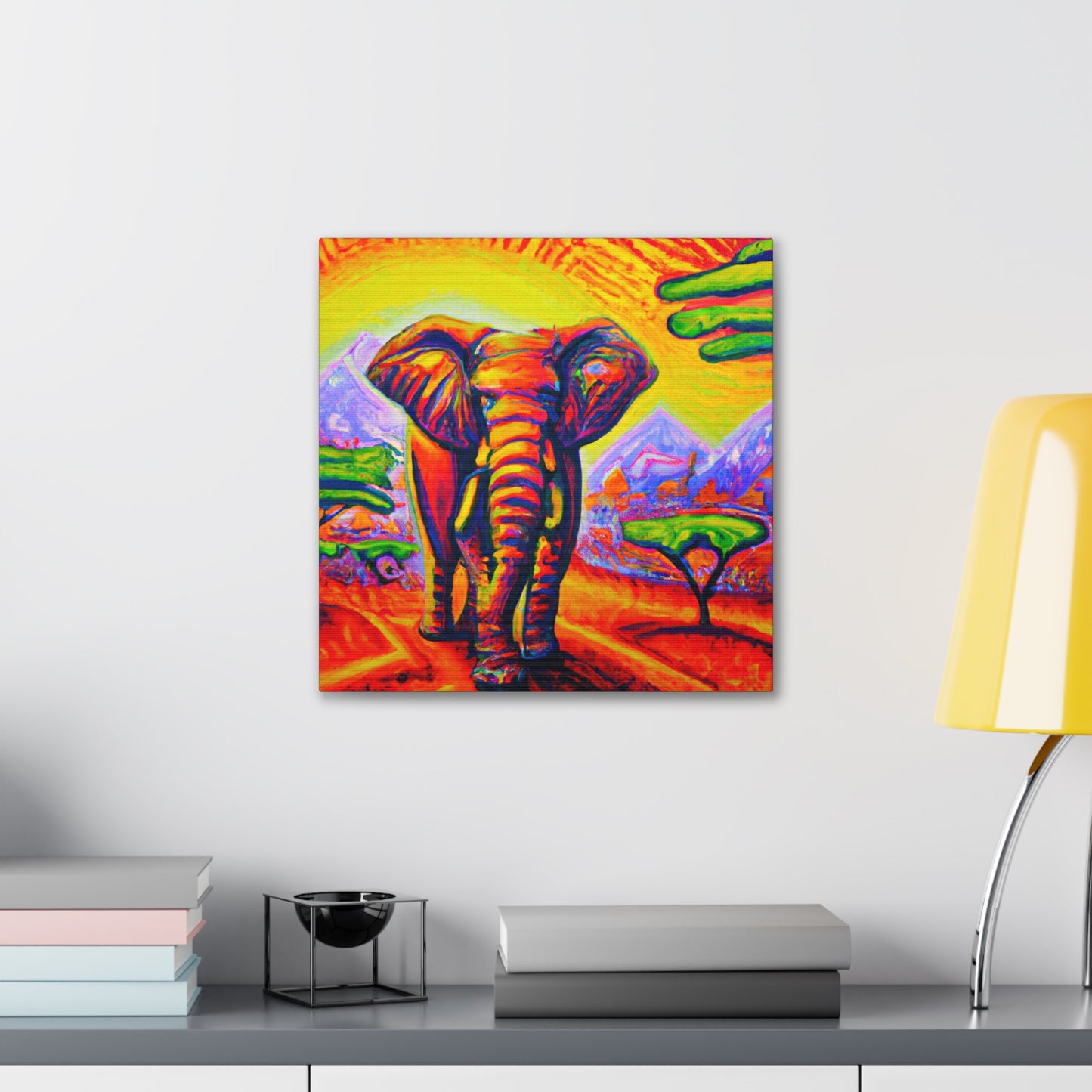 "Elephant in the City" - Canvas