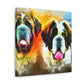 Saint Bernard's Majesty - Canvas