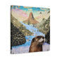 Otter in Dreamscapes - Canvas