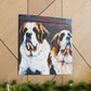 Saint Bernard Blessing - Canvas