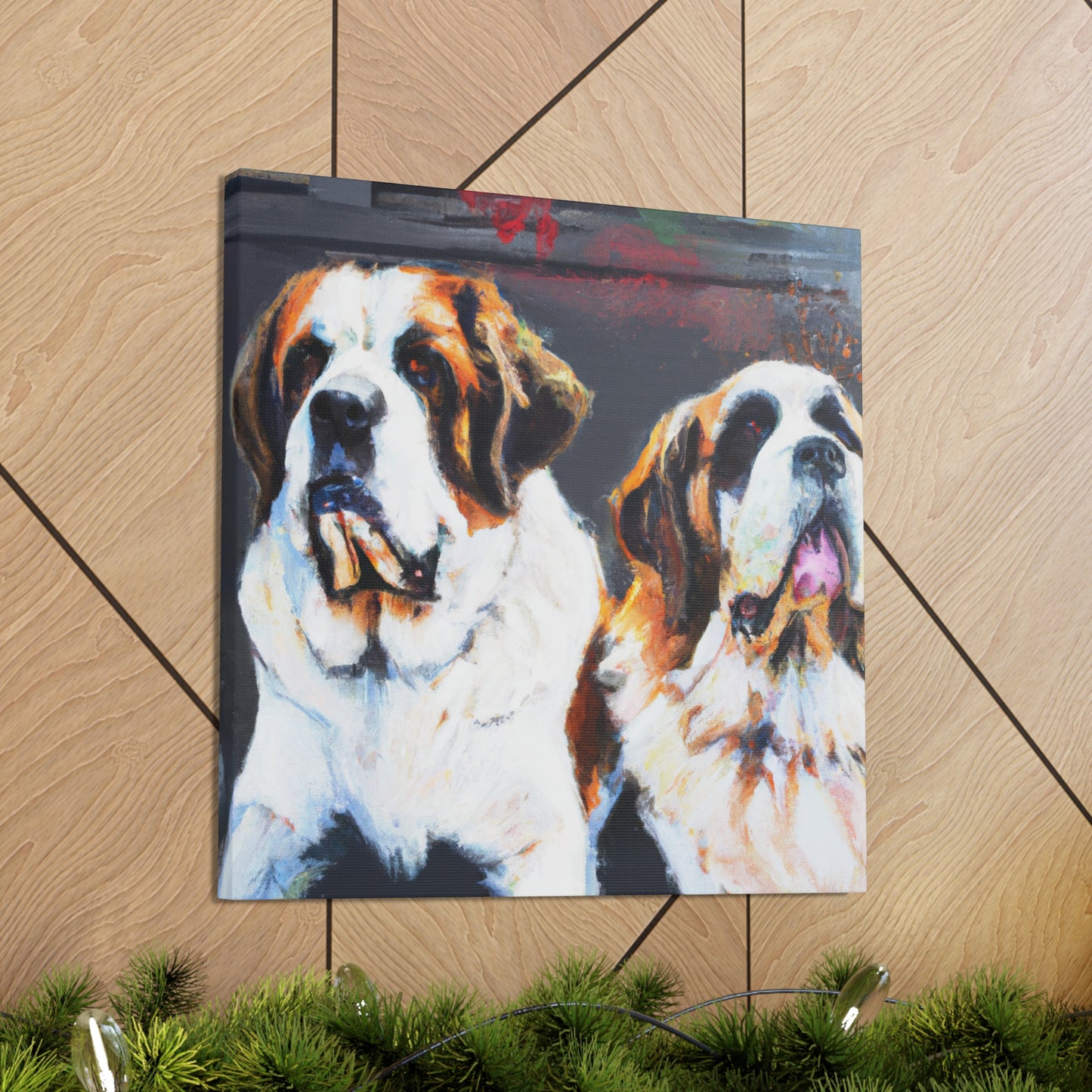 Saint Bernard Blessing - Canvas