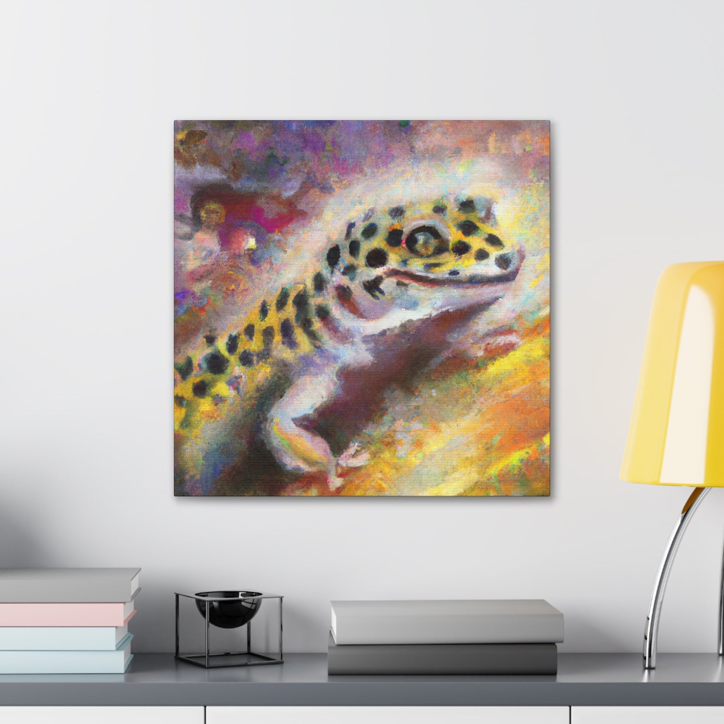 Leopard Gecko Sunrise - Canvas