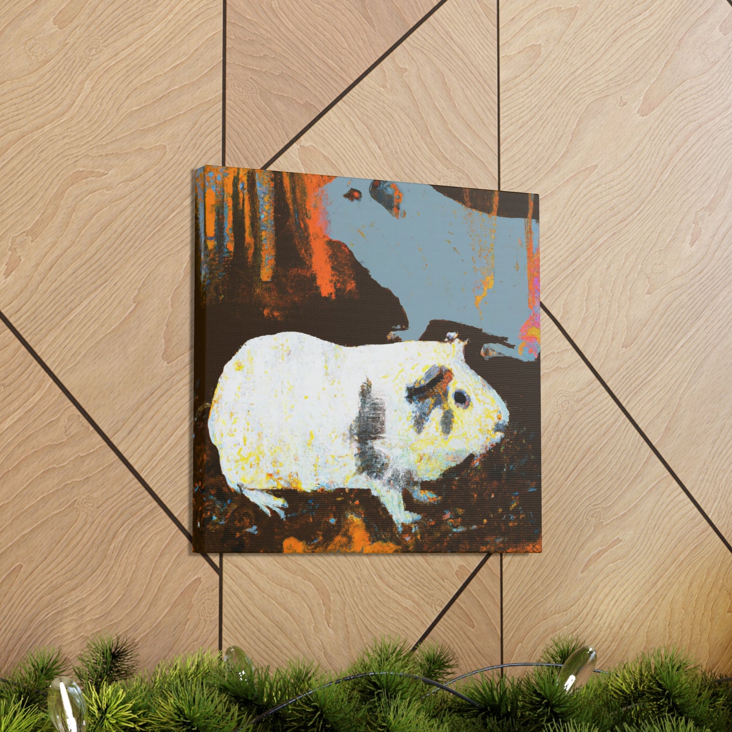 Guinea Pig Expressionism - Canvas