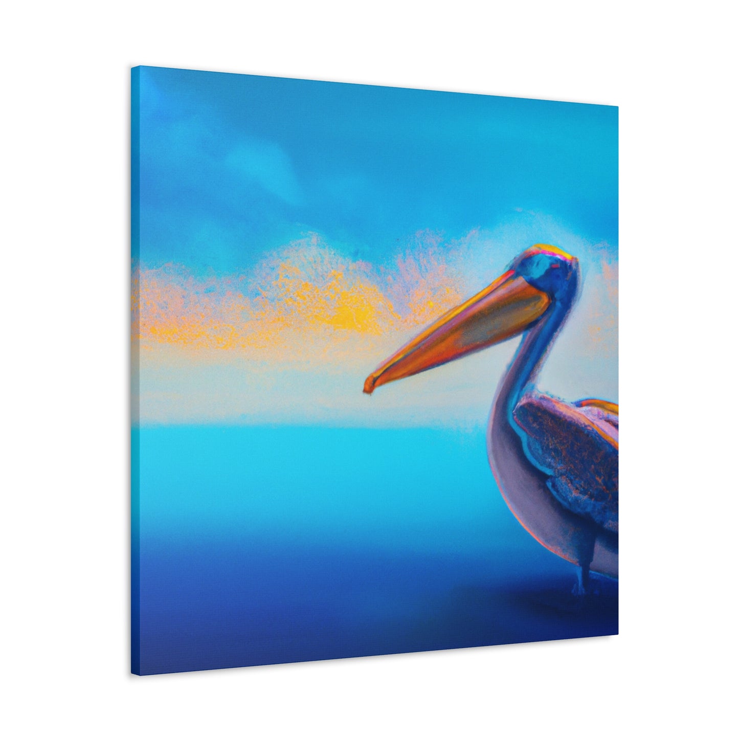 Pelican in the Skies - Canvas