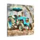 Old-Fashioned Plow Brawn - Canvas