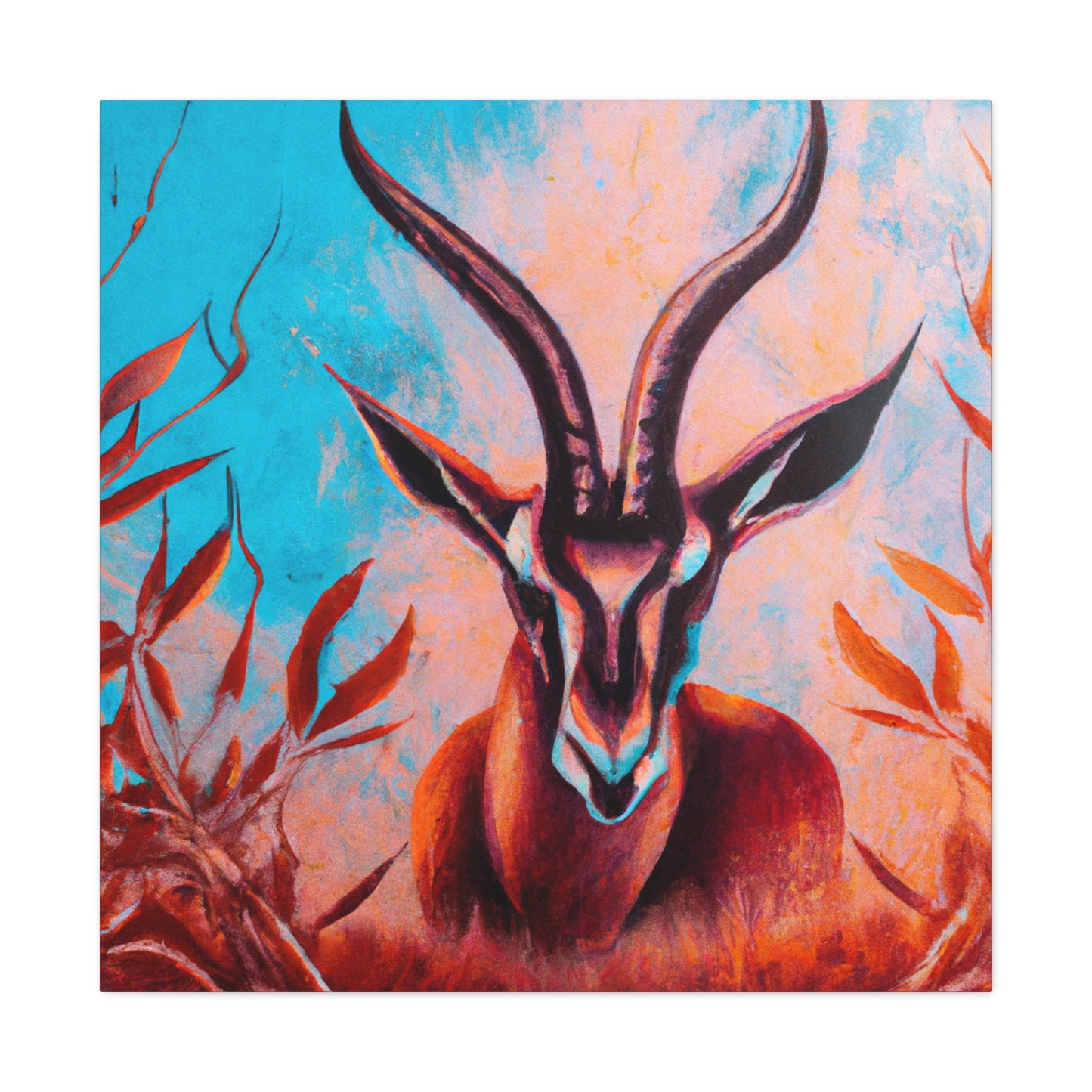 Antelope in Hyperrealism - Canvas