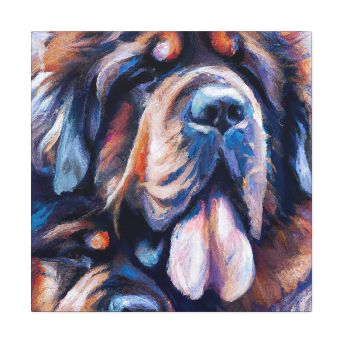 Fur and Sunset Mastiff - Canvas