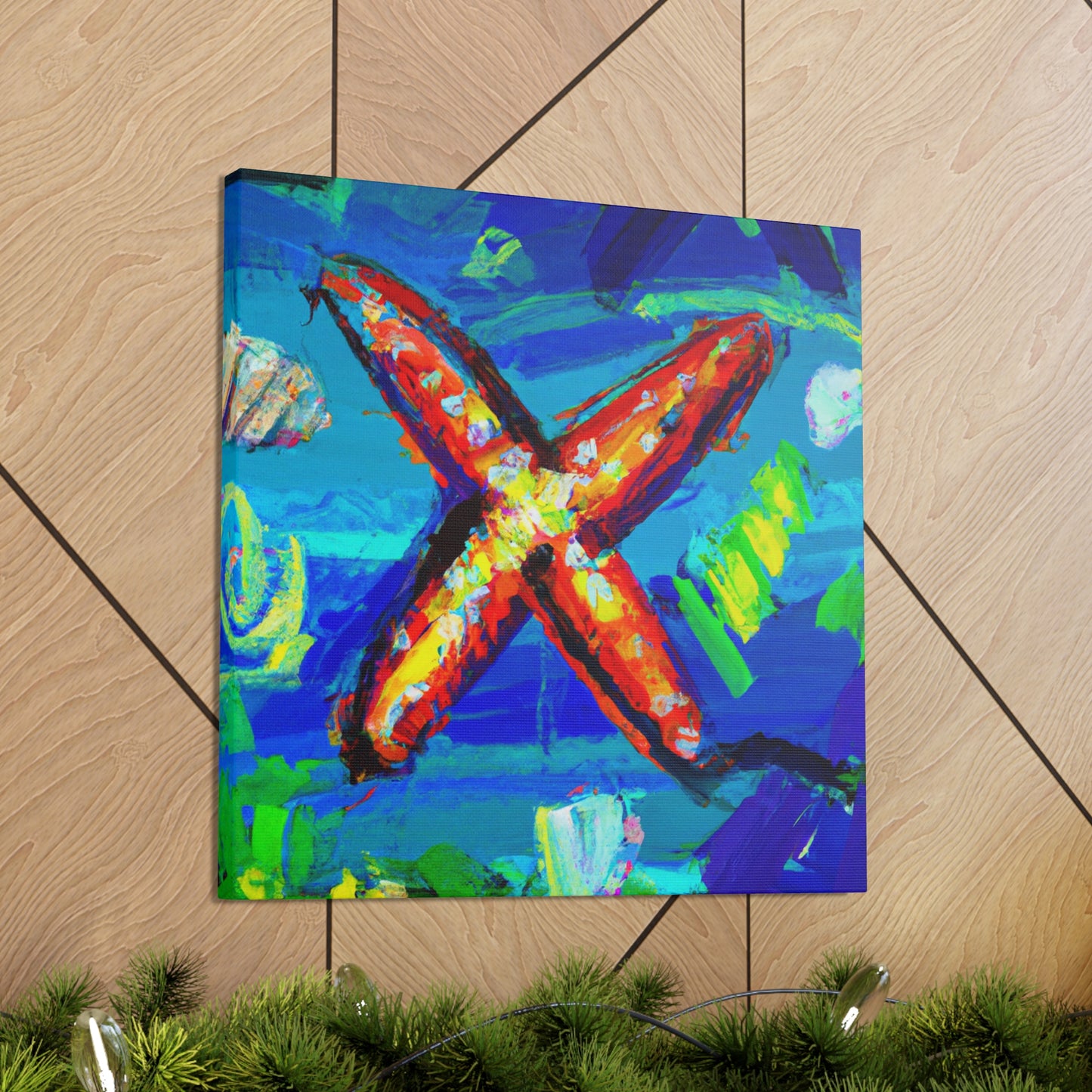 "Starfish in Expressionism" - Canvas