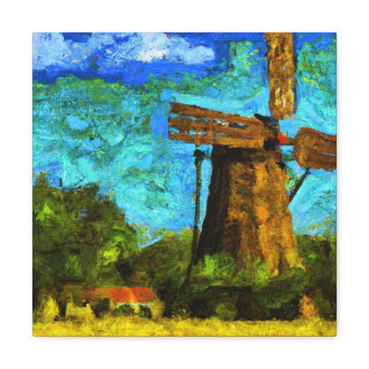 Windmill in Motion - Canvas