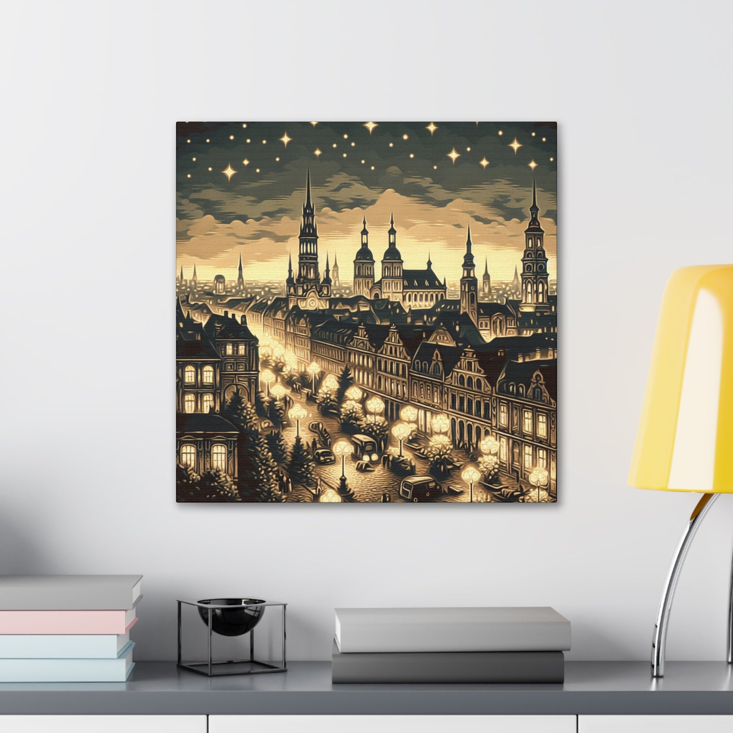 Midnight Urban Splendor - Canvas