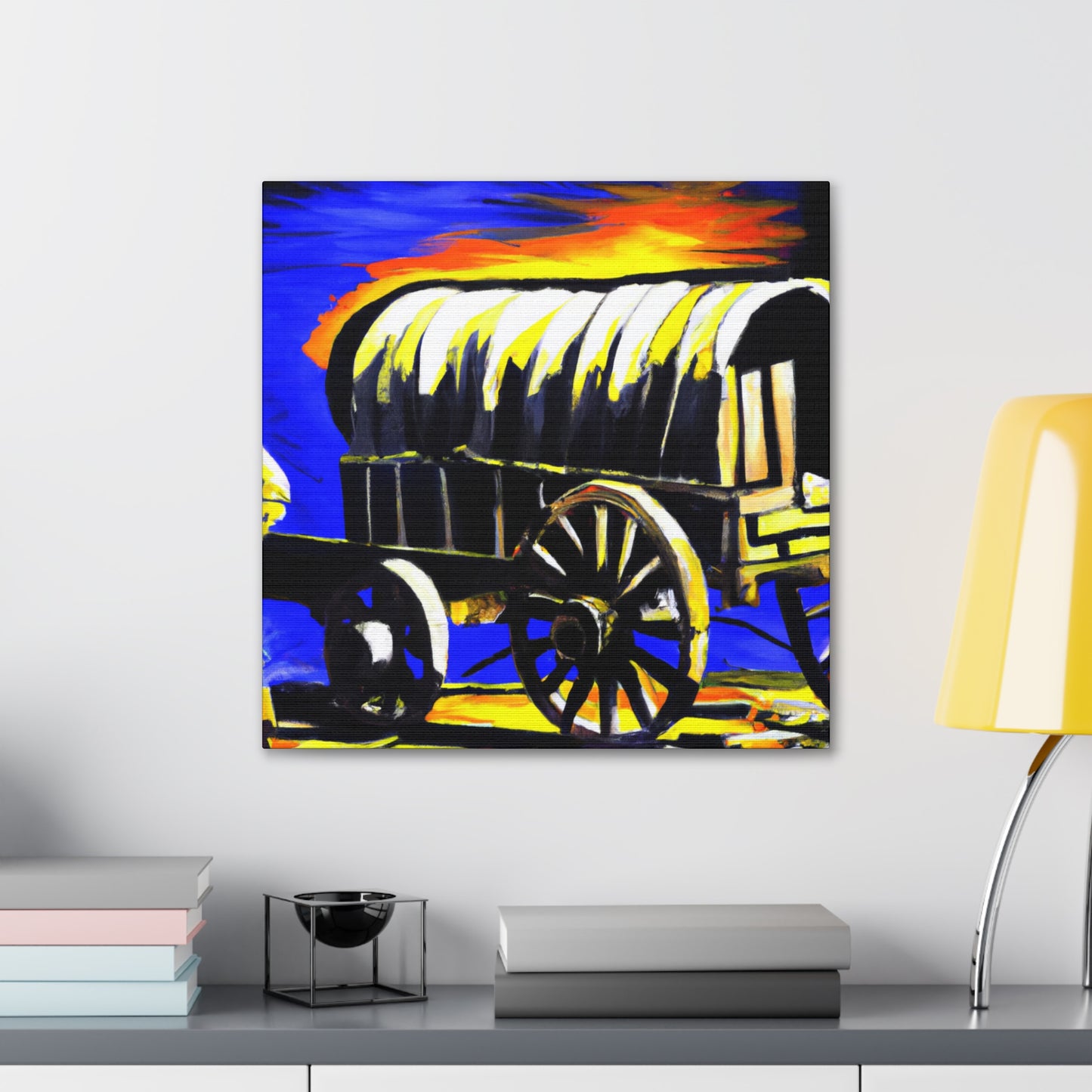 "Wagon of Abstraction" - Canvas