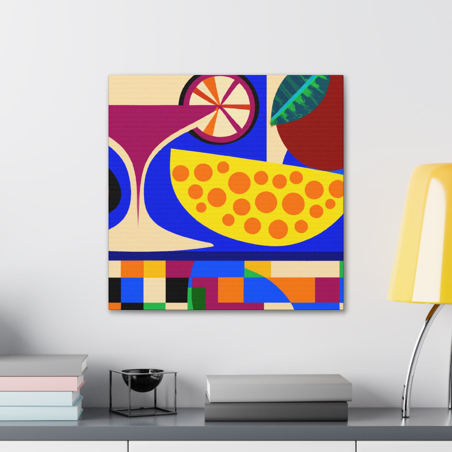 "Fruity Art Deco Bliss" - Canvas