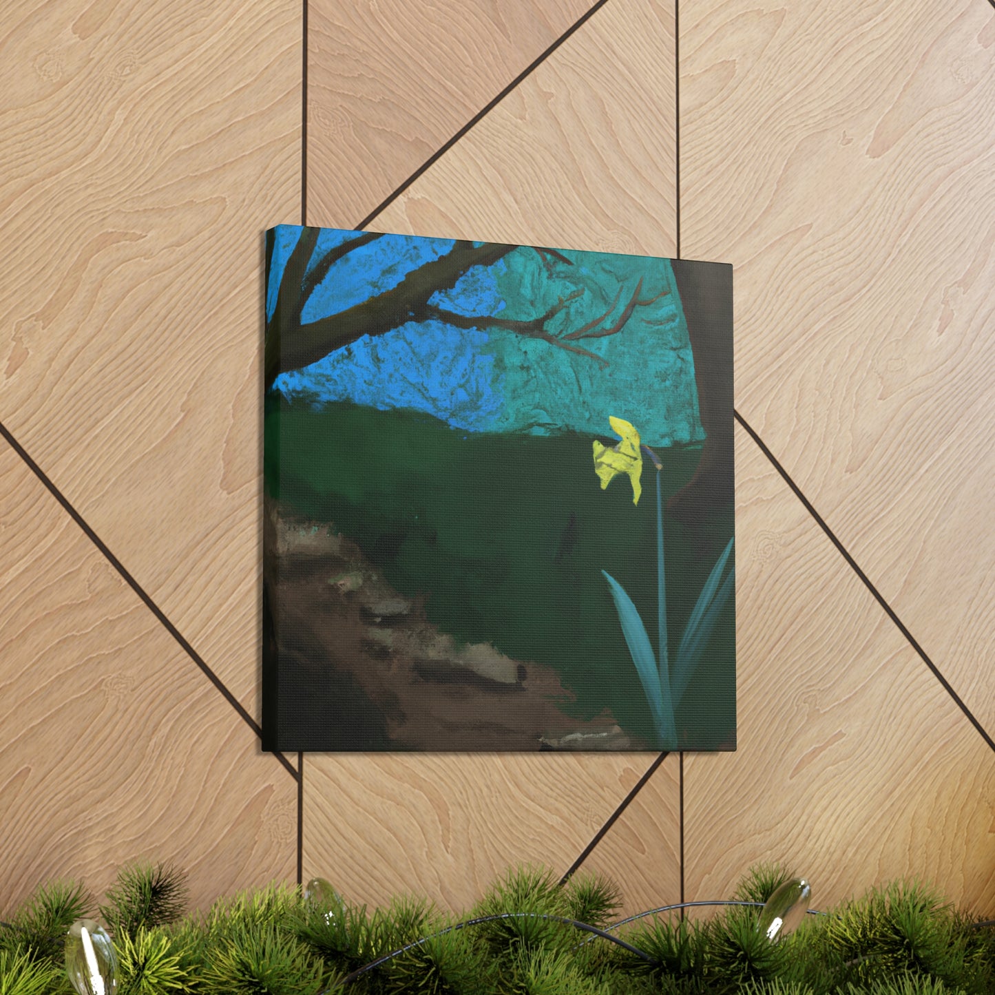 "Daffodils of the 1940s" - Canvas