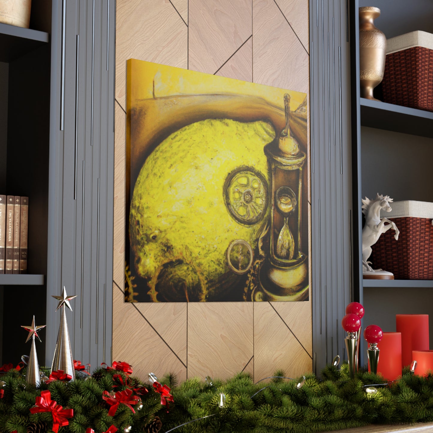 Lemon in Steampunk Land - Canvas