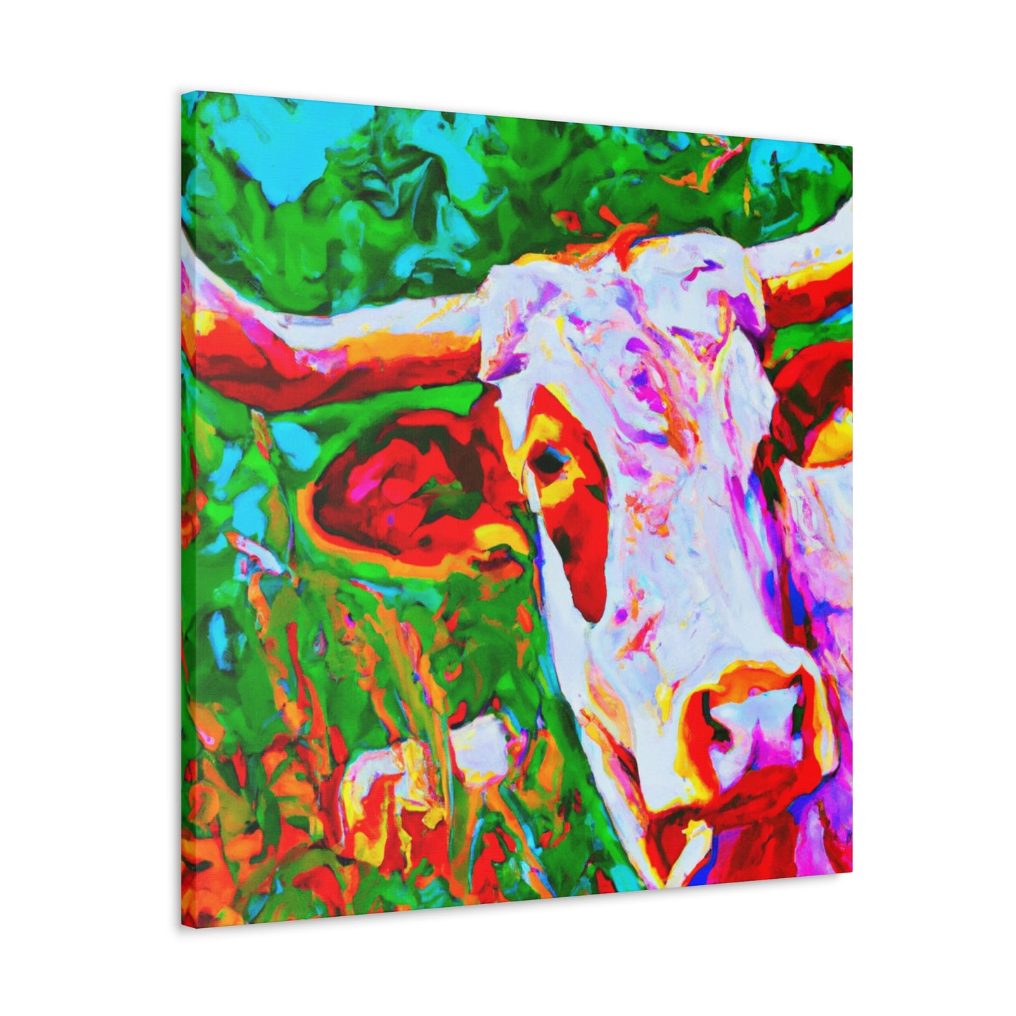 "Texas Longhorn Genealogy" - Canvas