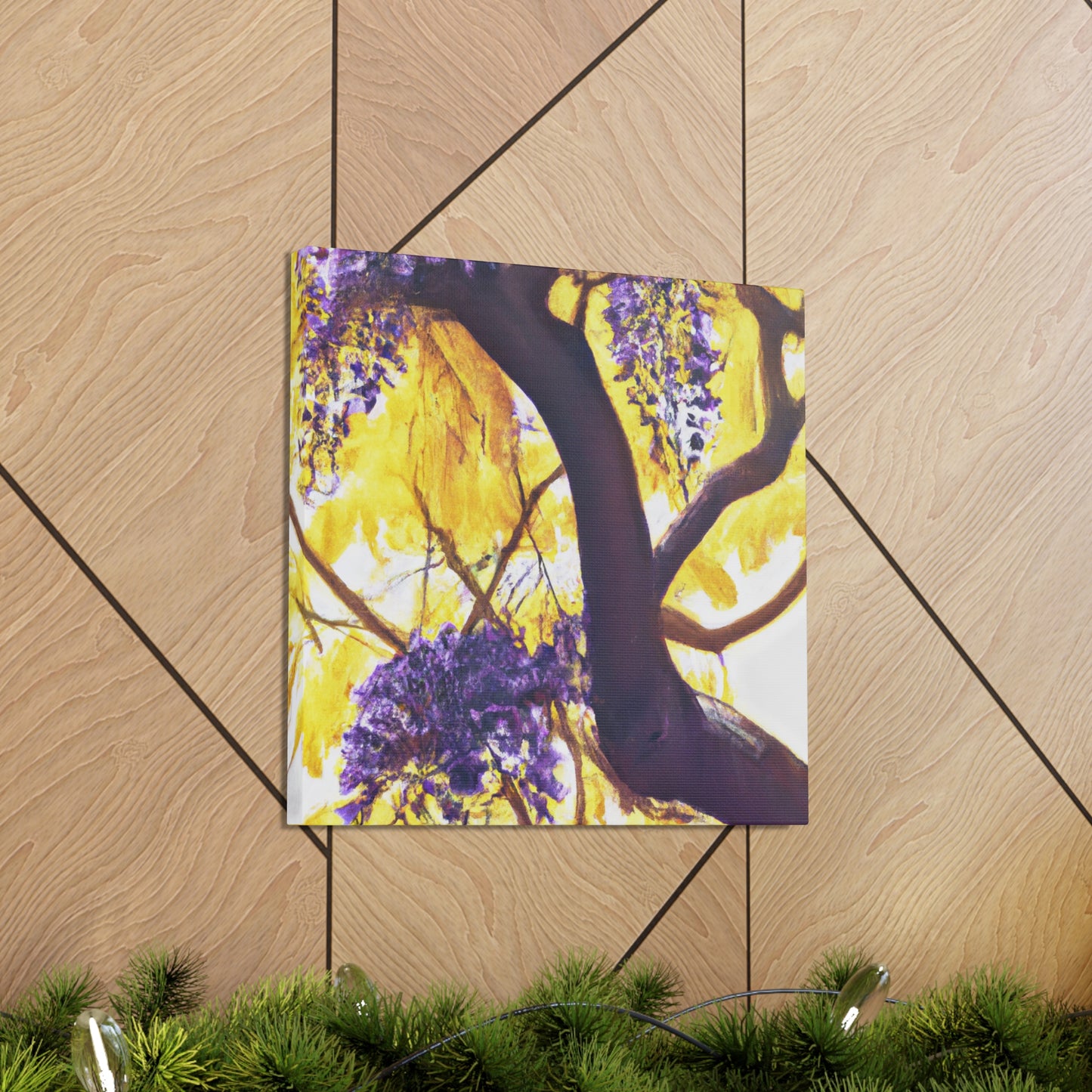 Jacaranda Dreamscape. - Canvas