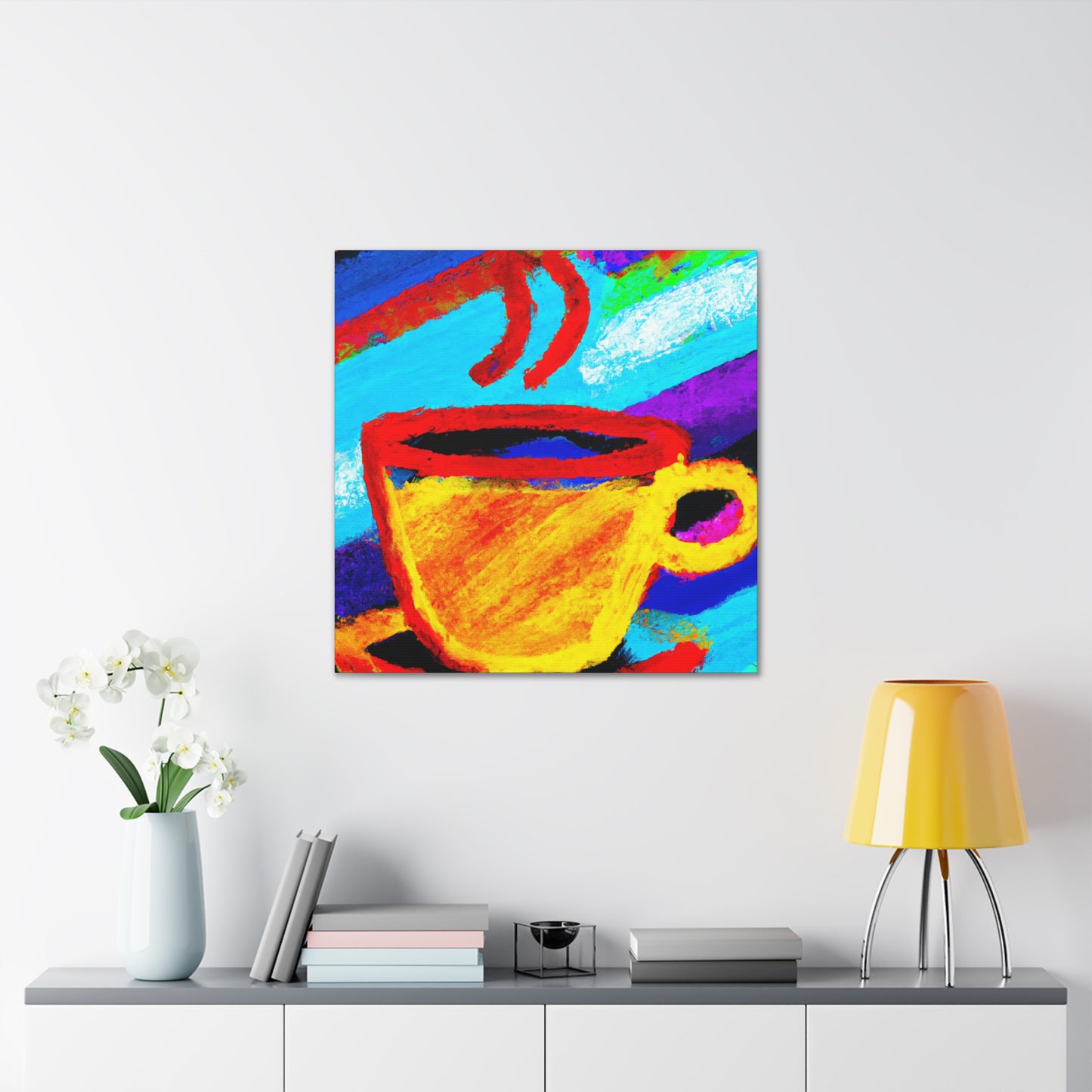 "Cup of Fauvism Joy" - Canvas