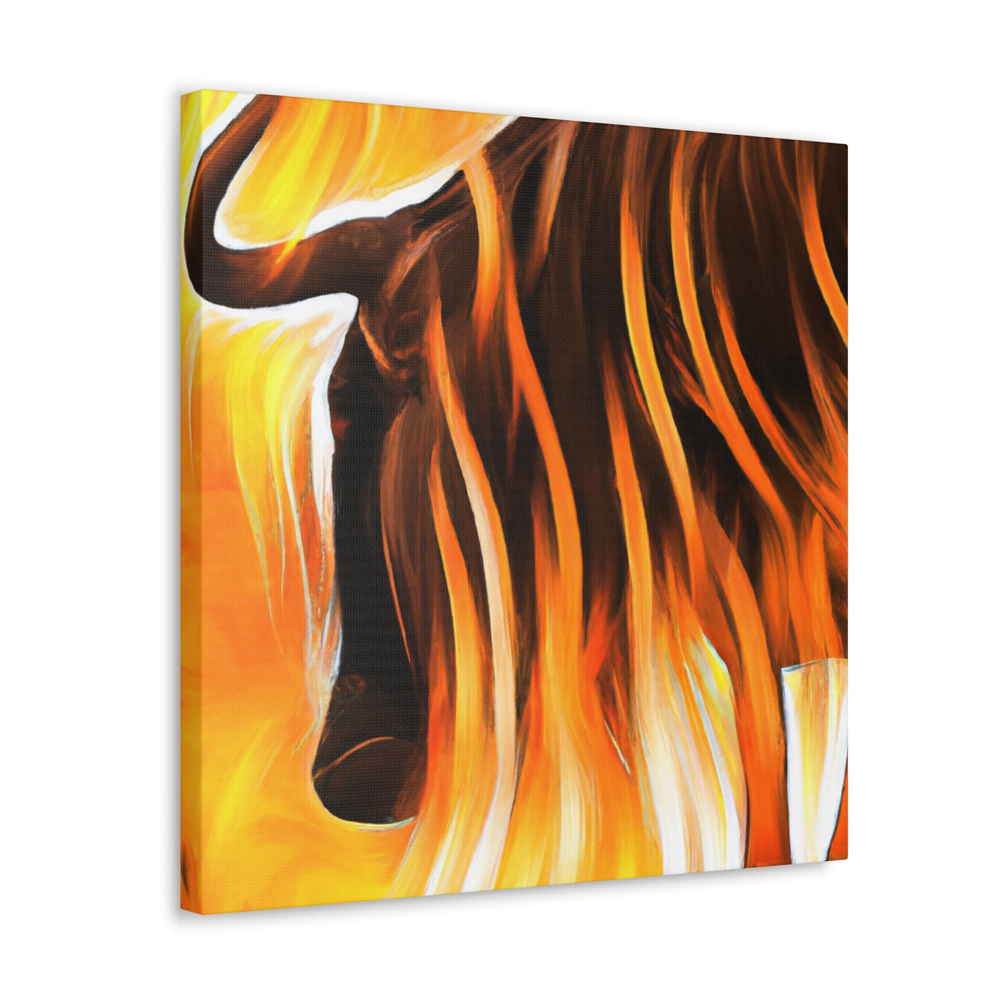 Wildebeest in Nature - Canvas