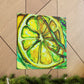 Lemon Impressionism Glows - Canvas