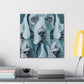 "Weimaraner Stare Majestic" - Canvas